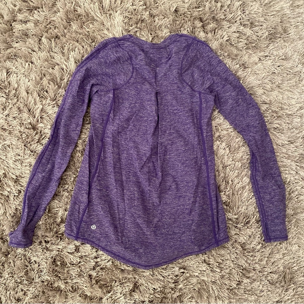 Purple Lululemon long sleeve